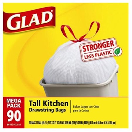 GLAD Glad 78536 Tall Kitchen Trash Bag; 90 Count - 13 Gallon 169010